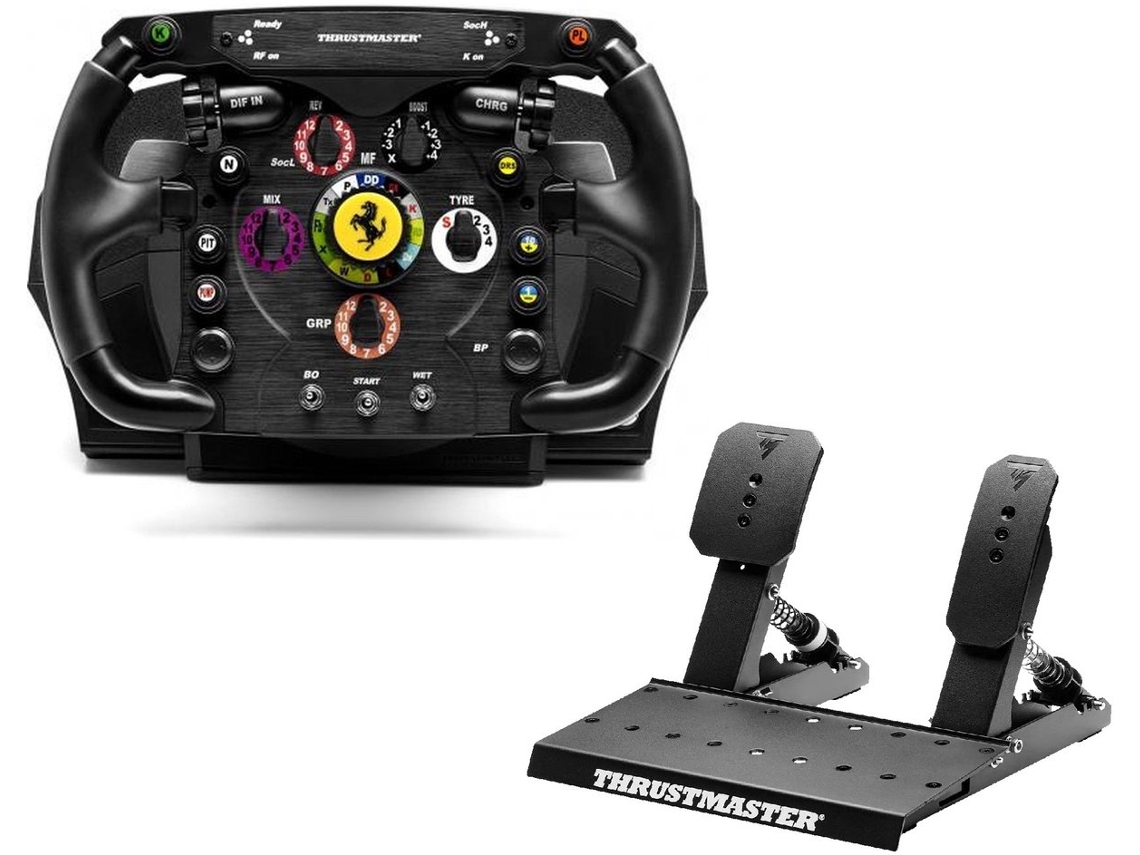 Base Servo Thrustmaster Tx + Volante Ferrari F1 + Raceline Lte Para Xbox Y Pc