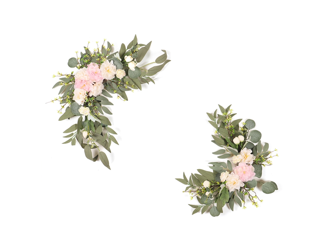 Kit De Decoración De Arcos Florales Artificiales Hechos A Mano Con Ramos Para Bodas Y Fiestas.