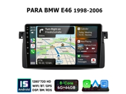 Hexinex 4gb+64gb Android 15 8 Núcleos 9 Pulgadas Para Bmw E46 1998-2006 Radio Para Coche Wi-fi Carplay Android Auto