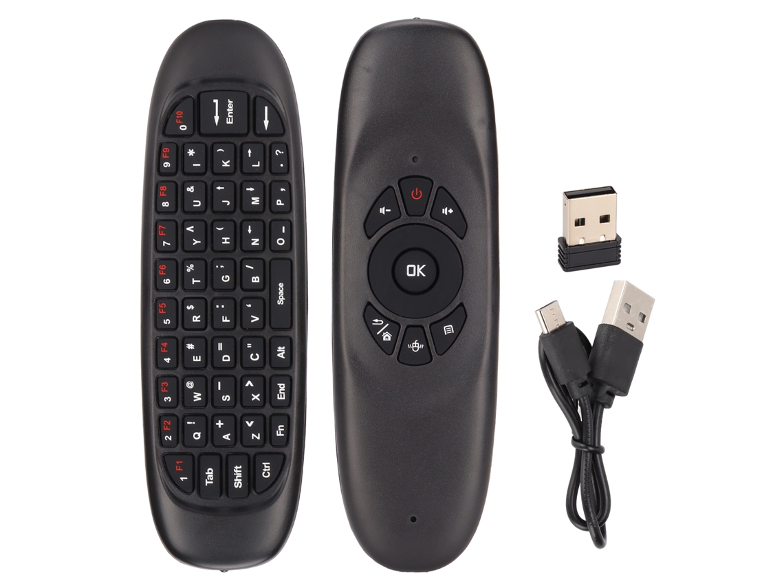 Ratón Inalámbrico De 2,4 Ghz, Control Remoto Preciso, Plug And Play Para Pc Y Tv.