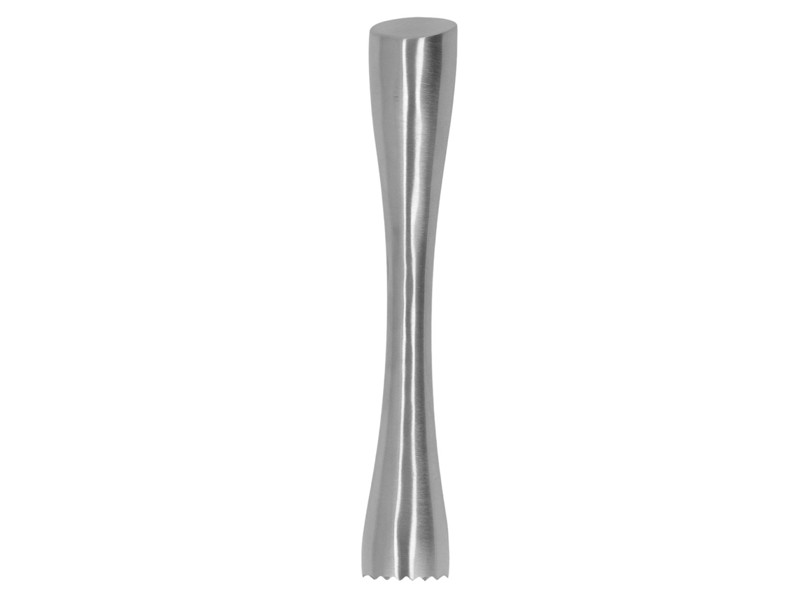 Mortero De Cocktail De Acero Inoxidable Alimentario Ergonómico Para Bar Y Cocina Manejo Corto