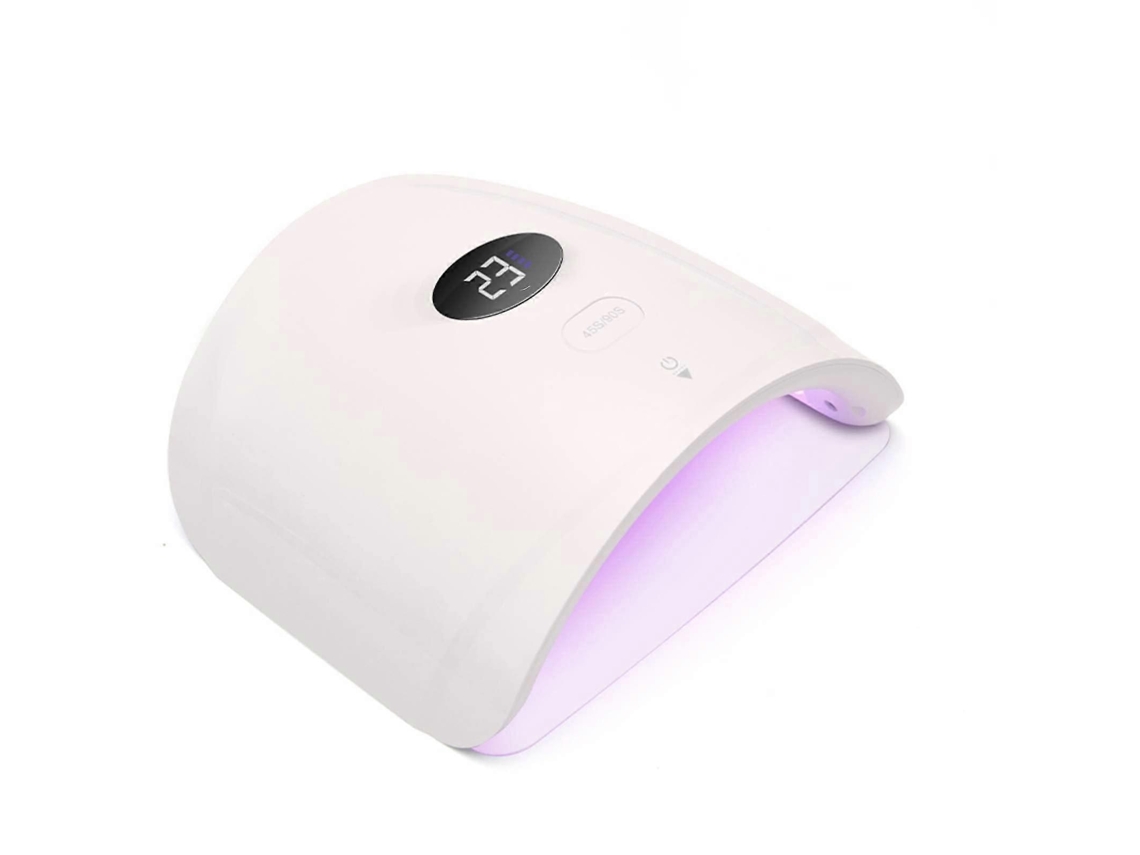 Lámpara de uñas LED UV de 48 W, lámpara de uñas inalámbrica recargable GOKOCO