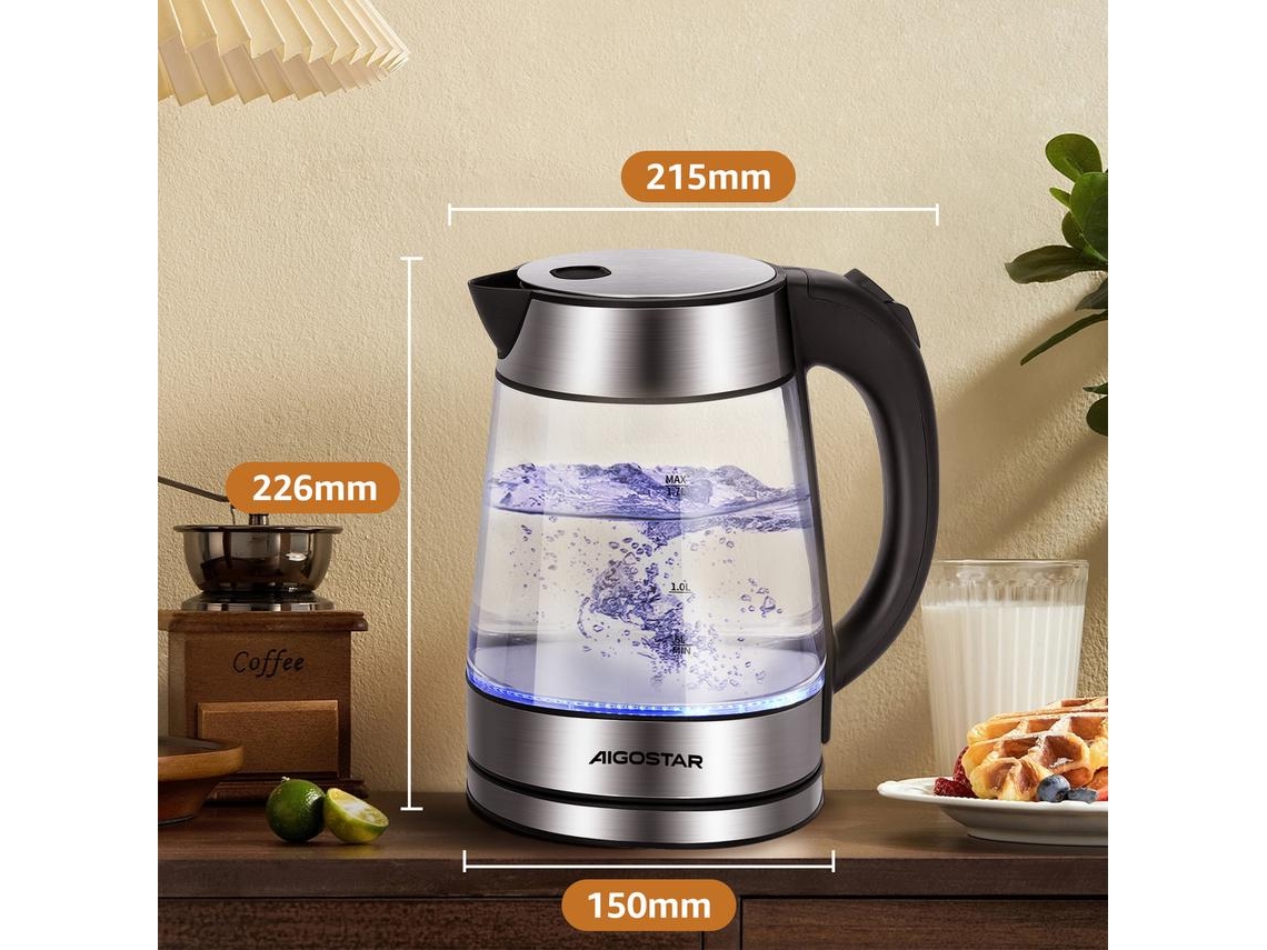 Ctrico 2200w Duronic Hervidor Agua Temperatura Regulable Aigostar