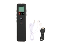 Grabadora De Voz Digital Portátil Recargable Por Usb Con Reproductor De Audio Wma Y Mp3 De 16 Gb.