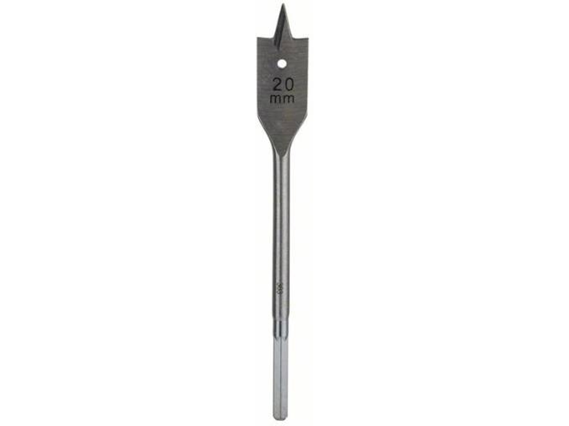 Broca de Fresadora Plana BOSCH Hexagonal D= 20,0 mm; C= 160 mm