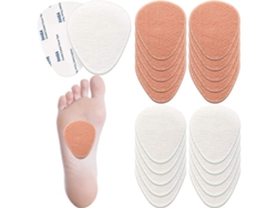 20 Protectores Plantares De Lana Para Aliviar El Dolor De Pies, Almohadillas Adhesivas De 6 Mm De Grosor Para La Planta Del Pie, Para Hombres Y Mujeres.