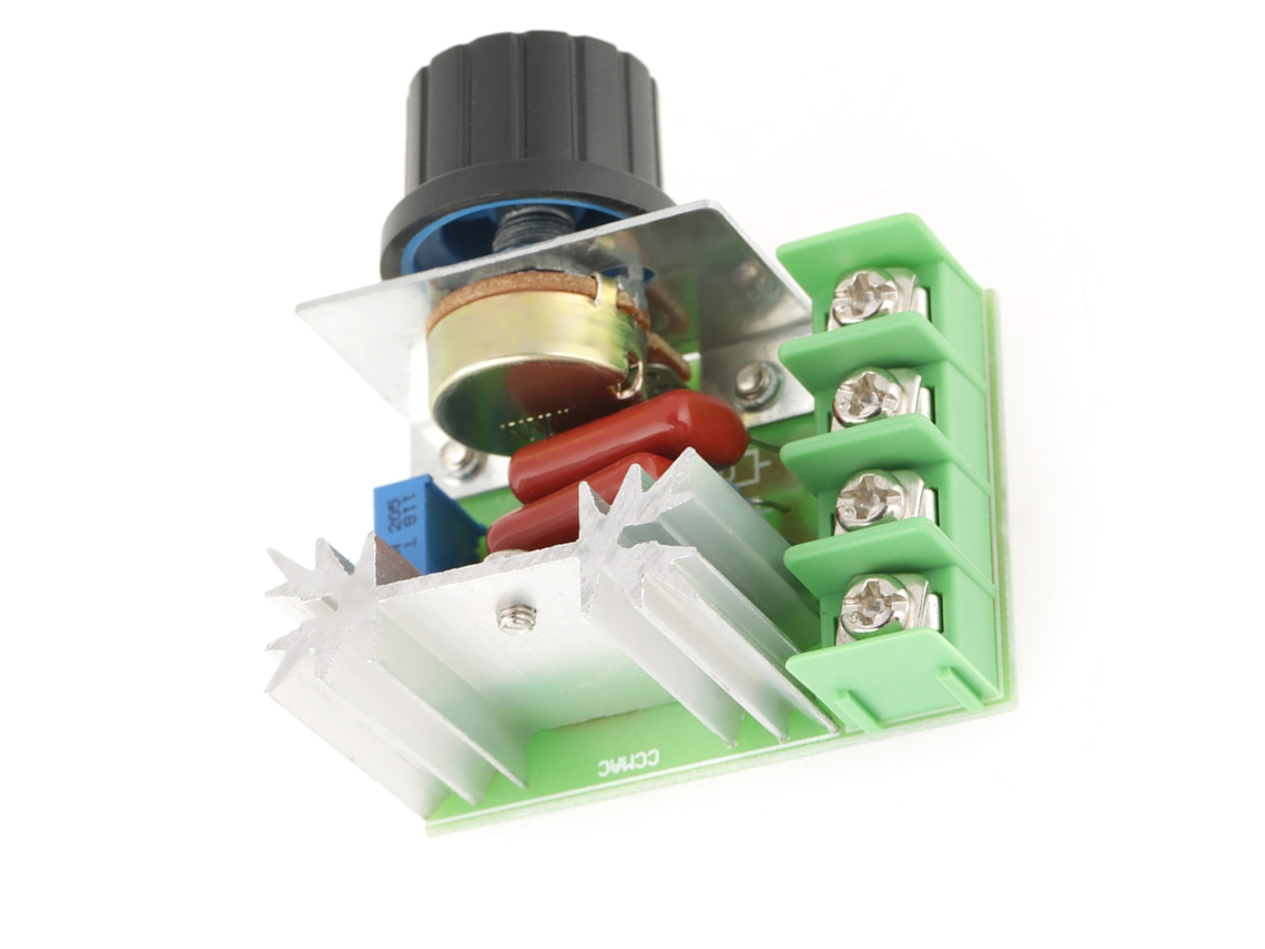2026-controlador De Velocidad Para Motor Ac 50‑220v 2000w 25a Regulador De Voltaje Led Dimmer
