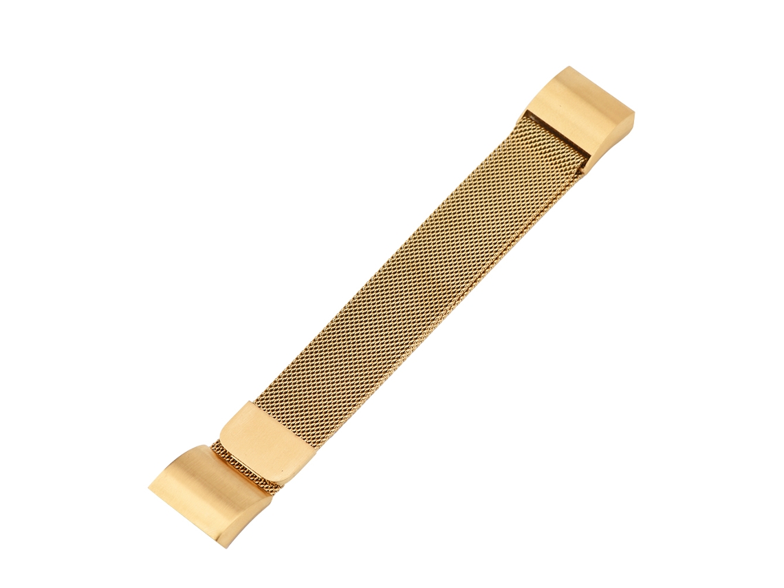 Pulsera De Repuesto De Acero Inoxidable Milanés Magnética Para Fitbit Charge 2 Oro
