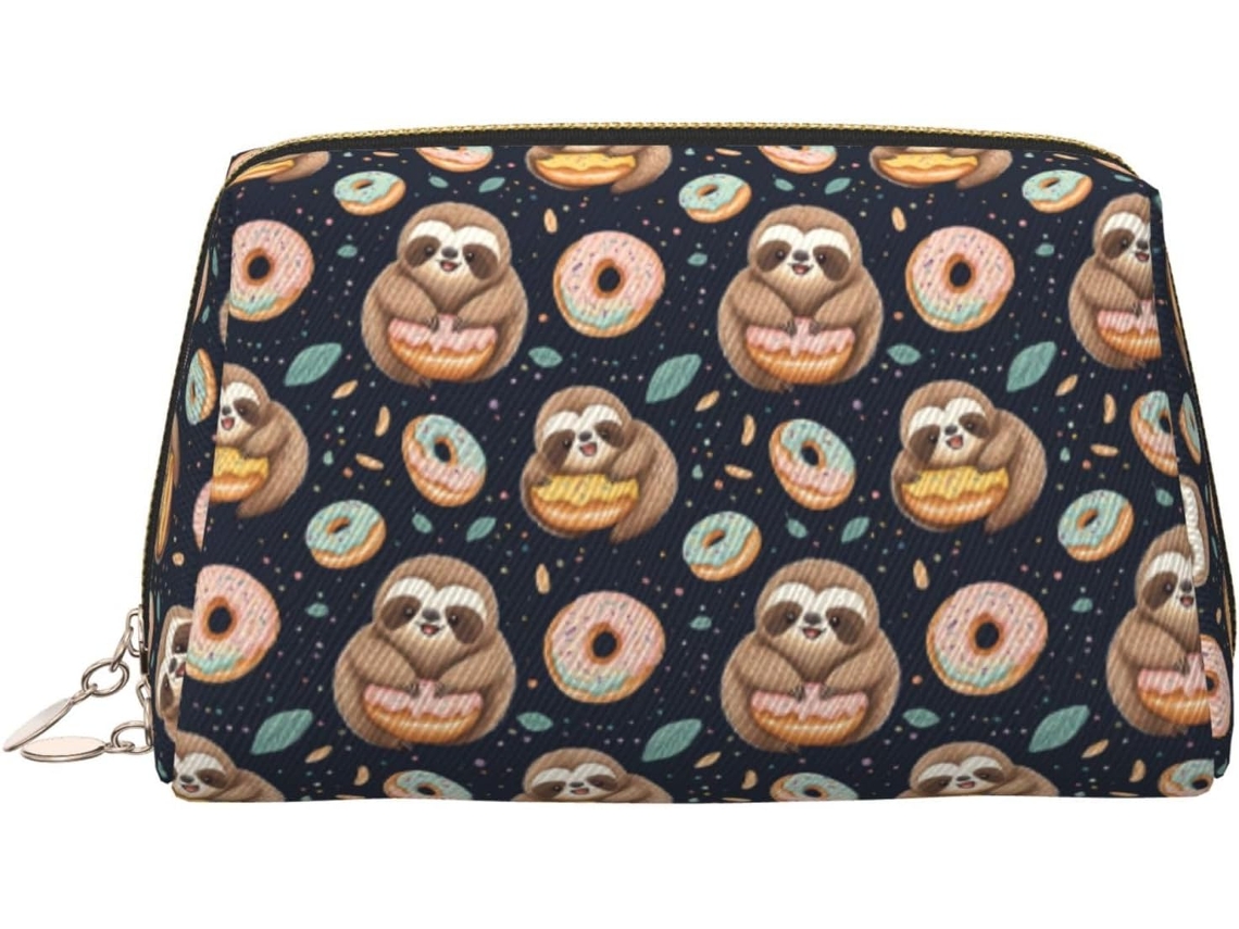Bolsa De Viaje Cuero Organizador Para Mujer Diseño Estampado Vacaciones