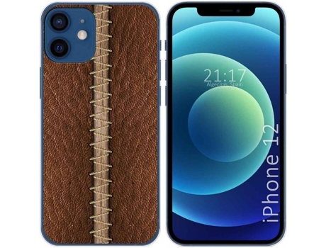 Carcasa iPhone 12 / 12 Pro (6.1) TUMUNDOSMARTPHONE Cuero 01 Multicolor