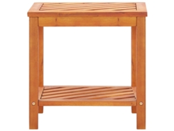 Mesa Auxiliar | Mesa Lateral De Madera Maciza Acacia 45x33x45 Cm