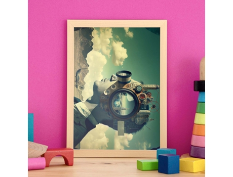 NACNIC Poster Mente Urbana En Estilo Surrealismo Cinematográfico Ilustraciones Y Grabados De Historieta Abstracta Y Artística A3