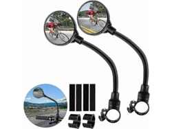 Espejos De Manillar Para Bicicleta, Retro, Ajustables 360°, Convexo Hd, Para Bicicleta De Montaña, Carretera, Patinete Eléctrico, 2 Piezas