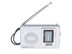Radio portátil AM/FM 2026yncm con batería, material plástico impermeable, receptor para entretenimiento al aire libre BC r2048