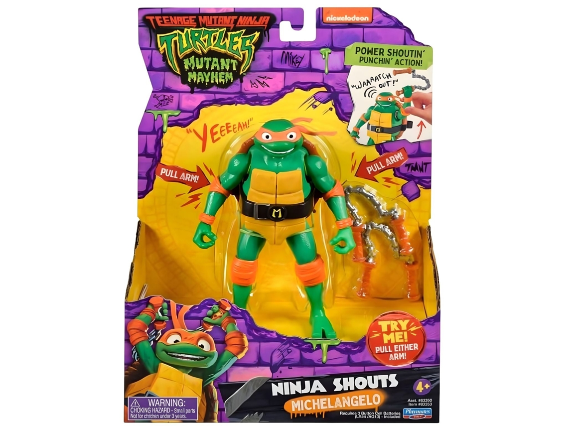 Las Tortugas Ninja Adolescentes Mutantes Gritan a Miguel Ángel FAMOSO