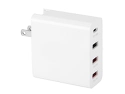 Carregador Inteligente De 4 Portas Com Fast Charging Usb Pd18w E Qc3.0, 48w, Compatível Com Celulares E Dispositivos