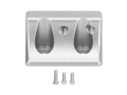 Soporte Panhard De Aluminio Profesional Para Coche Rc Axial Scx10 Ii 1/10, Repuesto De Alta Resistencia, Color Plata.