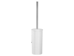 Escobillero Keuco Collection Moll, Escobillero Con Tapa, 12764010100, Color Cromado / Blanco
