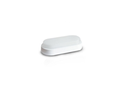 Iluminación exterior de pared ovalada, mamparas de exterior de bajo consumo para entradas y fachadas de viviendas, materiales duraderos.