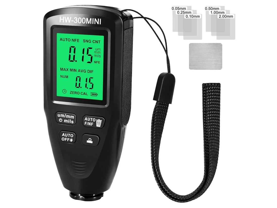 Medidor Digital De Espesor De Recubrimiento Para Pintura Automotriz