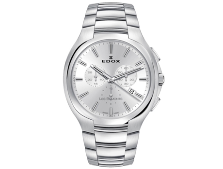 Edox Swissstf Les Bemonts Chrono Clock 10239-3-Ain