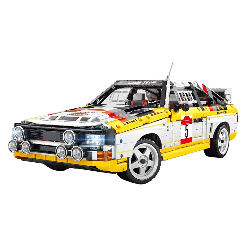 Coche Deportivo Teledirigido, Modelo De Construcción De Bloques, Juguete.