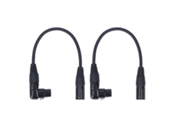 Cable De Extensión Para Micrófono Xlr De 3 Pines Con Conector Recto Hembra A Macho De 90°, 0,30 M/1,0 Pie, Para Estudio De Grabación.