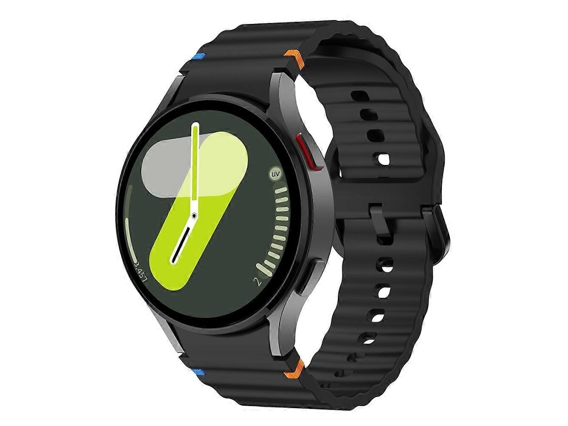 Correa de silicona con costuras en forma de onda para Samsung Galaxy Watch FE de 40 mm.