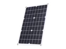 Kit De Panel Solar Flexible Monocristalino 18w Con Doble Usb Para Estación De Energía Portátil