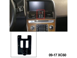 Soporte Para Teléfono De Coche Específicamente Para Volvo Xc40 Xc60 S90 V90 S60 V60 2018-2019 Y Xc60 2009-2017 - Plástico Negro