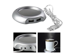 Rebe Hub USB para Aquecedor de Xícaras, Chá e Café, Aquecedor Elétrico para PC e Tapete de Aquecimento