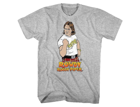 Camiseta ROCKINSTONE ilustrada de Rowdy Roddy Piper (XXXL)