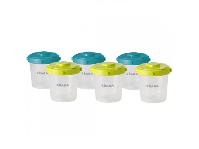 Juego de Vajilla 6 Recepientes BEABA (200 ml)