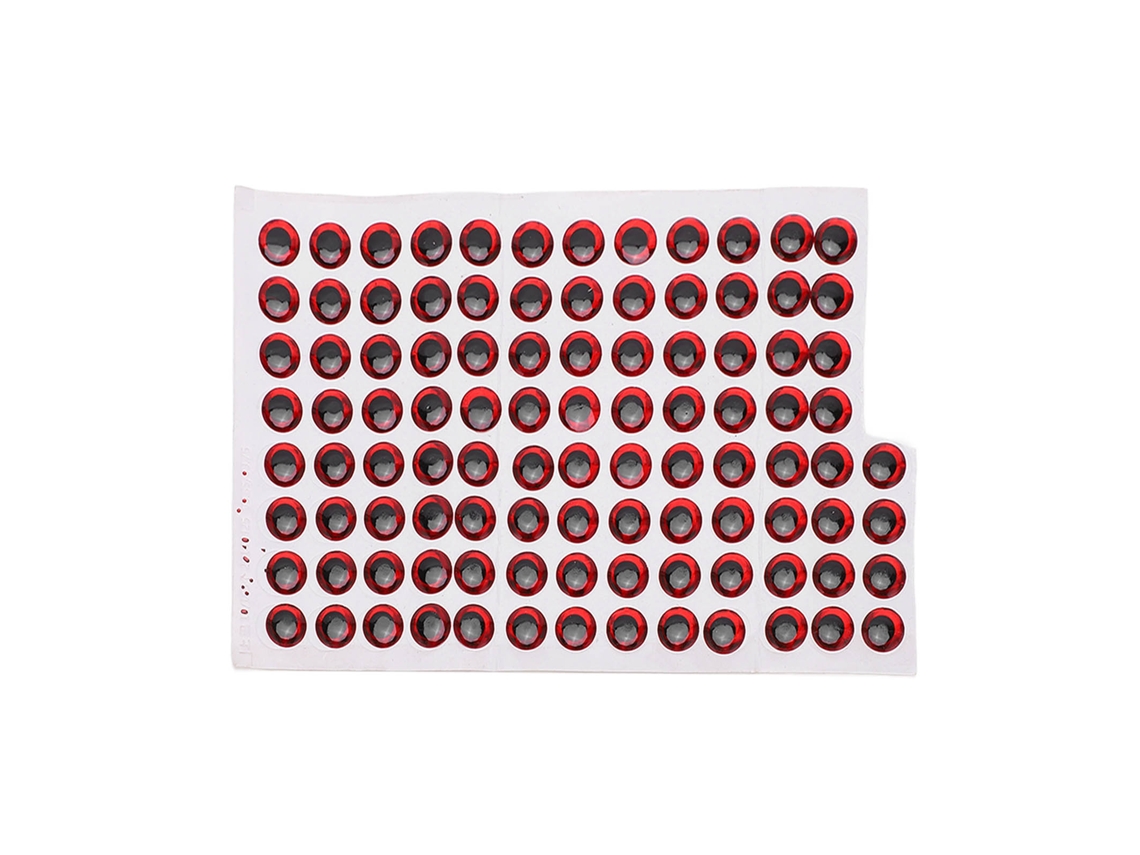 Ojos De Pez Artificiales 3d De 10 Mm, 100 Pegatinas Para Señuelos De Pesca Y Accesorios De Pesca.