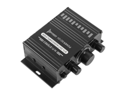Amplificador de potencia de audio automotriz, mini amplificador de potencia de audio de dos canales con entrada para C Jortmrd