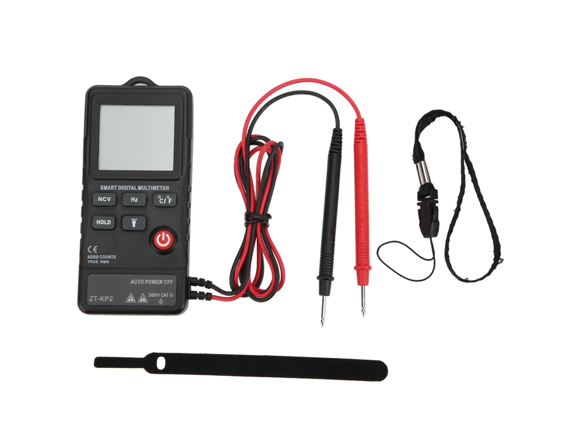 Multímetro Digital Ztkp2 Automático Universal Anti Incendio Para Electricistas Hogar