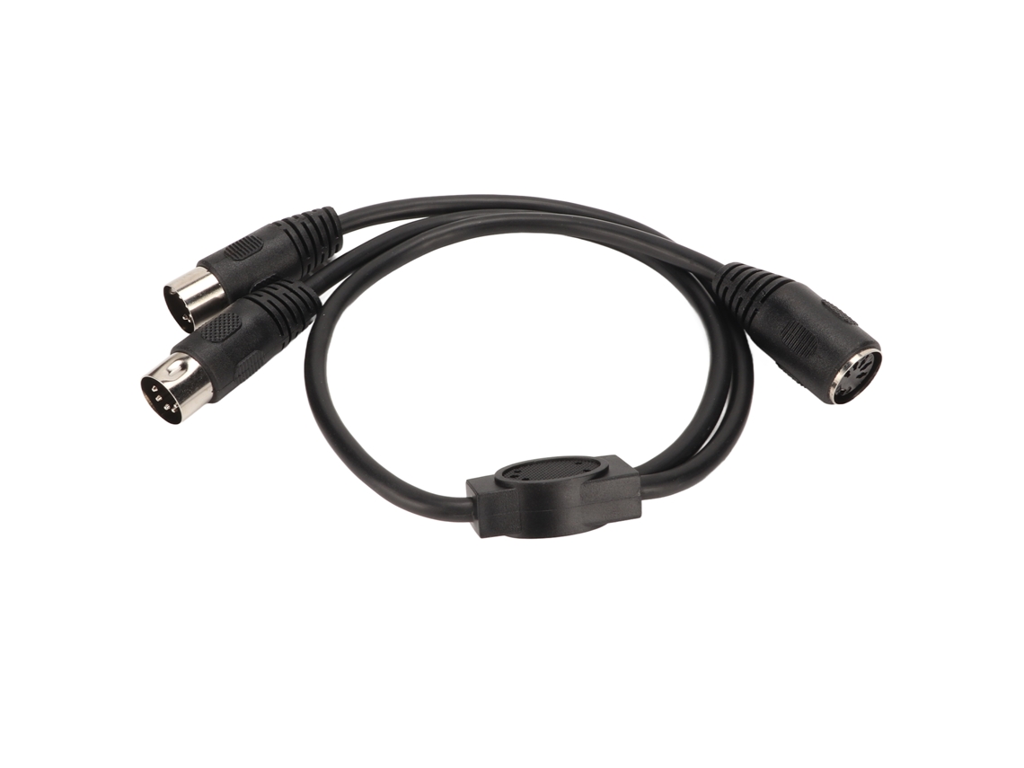 Cable Divisor En Y De 5 Pines Hembra A 2 Pines, Flexible Para Conexión Midi De Audio De Estudio.