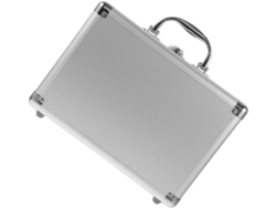 Estuche de aluminio con cerradura, protección contra impactos. Slowmoose