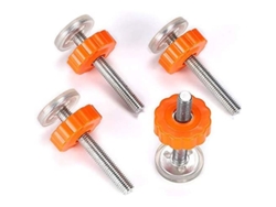 Paquete De 4 Varillas Roscadas Para Husillos De Seguridad Para Bebés Con Montaje A Presión, Accesorio Para Puertas De Paso.