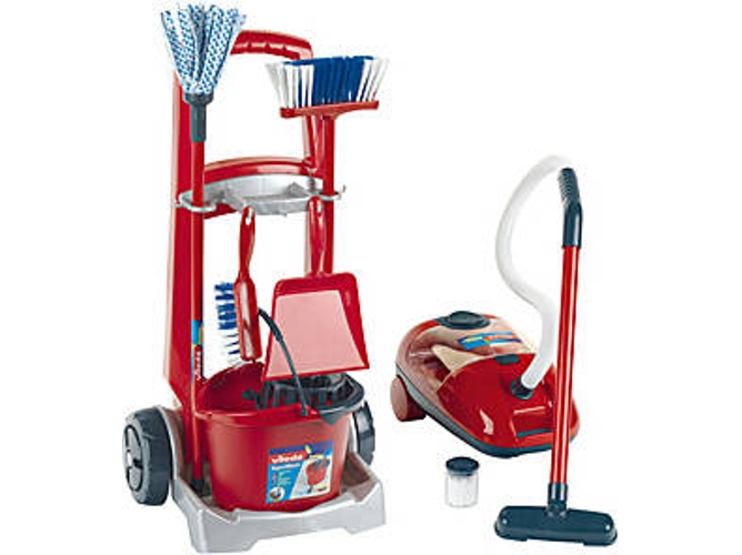 Juguete THEO KLEIN Vileda cleaning trolley + vakuum cleaner