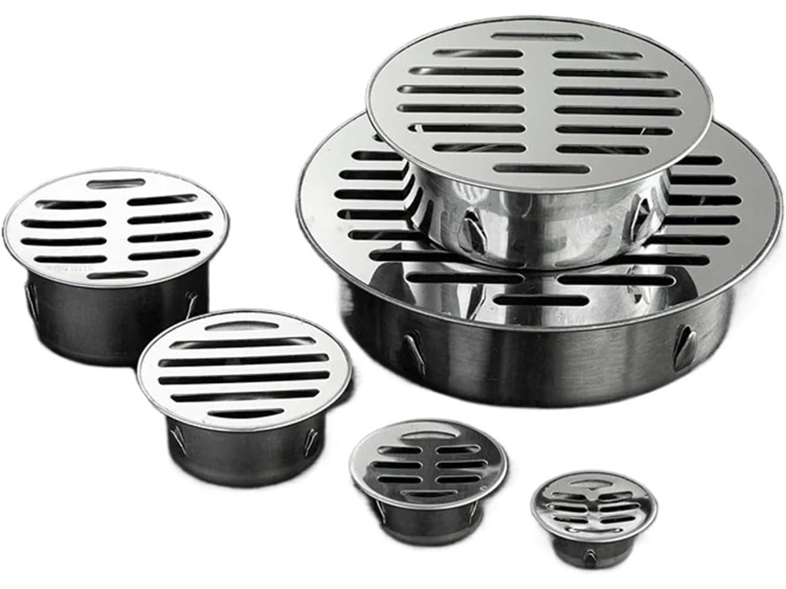 1 Tapa De Desagüe Acero 63 Mm, Duradero, Resistente, Corrosión, Acero Inoxidable, Elegante