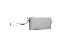 Cartera Funda Para Teléfono Multifuncional De Cuero Pu Clásico Para Iphone 6 Plus/6s Plus Color Plateado