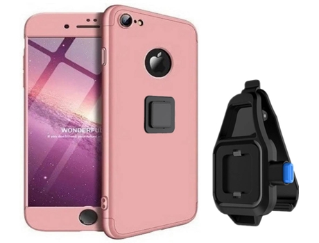 Funda iPhone 7 Slim Armor 360º con Soporte para la Cintura Rosa