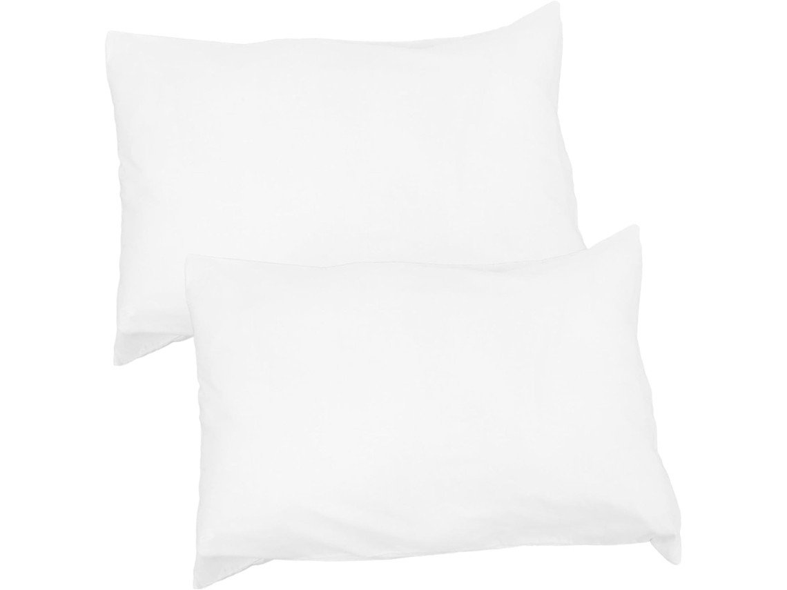 Juego De 2 Fundas De Almohada Lisas Estándar Con Cremallera Para Proteger Tu Almohada