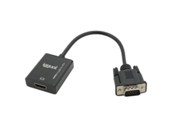 Iggual Igg317297 Adaptador de cable de video 0.25M Vga D-Sub Hdmi Negro