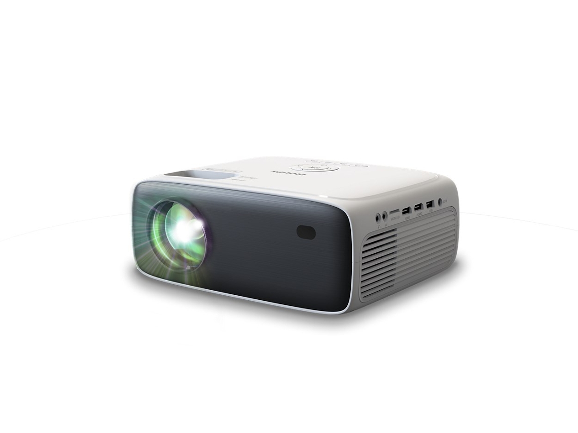 Proyector Neopix 200 de corto alcance, 200 lúmenes ANSI, LCD, 1080p, blanco, Philips (1920 x 1080)