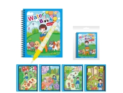 Libro Para Colorear Reutilizable (perro), Libro Mágico De Acuarela, Juguete Para Niños