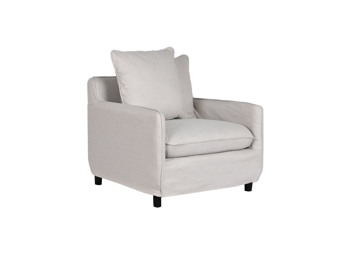 Sillon Poliester Desenfundable Beige 85x85x74cm