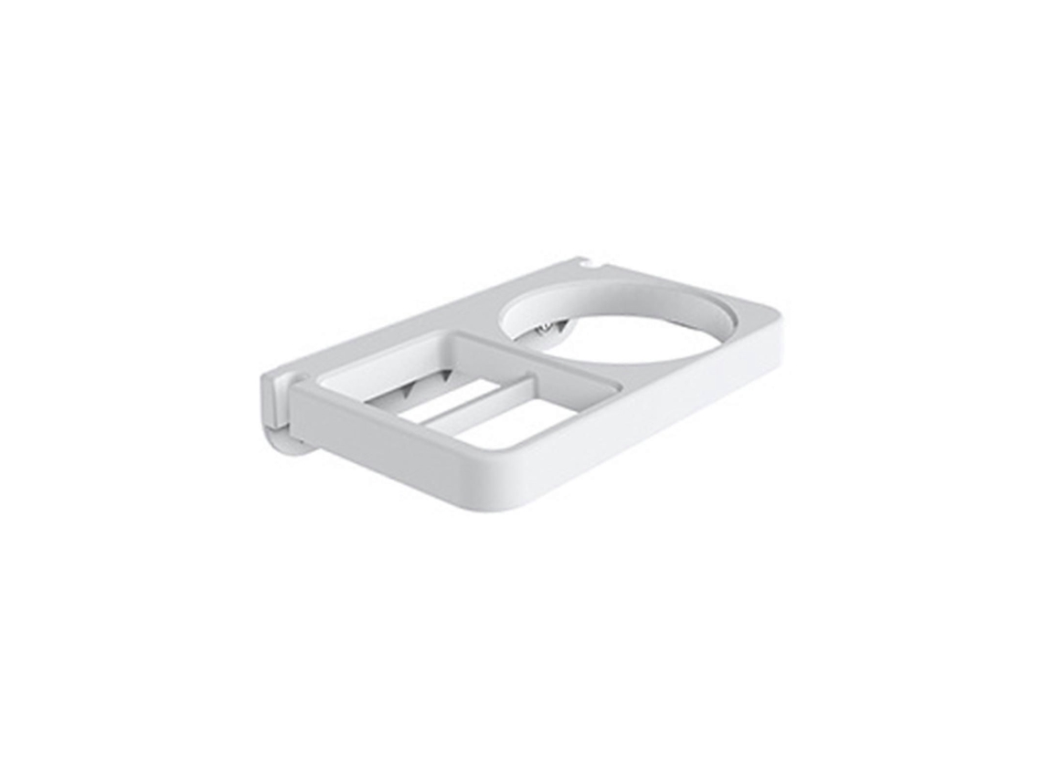 Soporte de pared 2 en 1 para secador de pelo, fácil instalación, alta capacidad de carga, ideal para el baño. Kaesi TAISHENGDA
