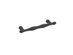 Tirador Para Mueble De Zamac Distancia Entre Ejes 96mm Barniz Negro Mate Pack De 25